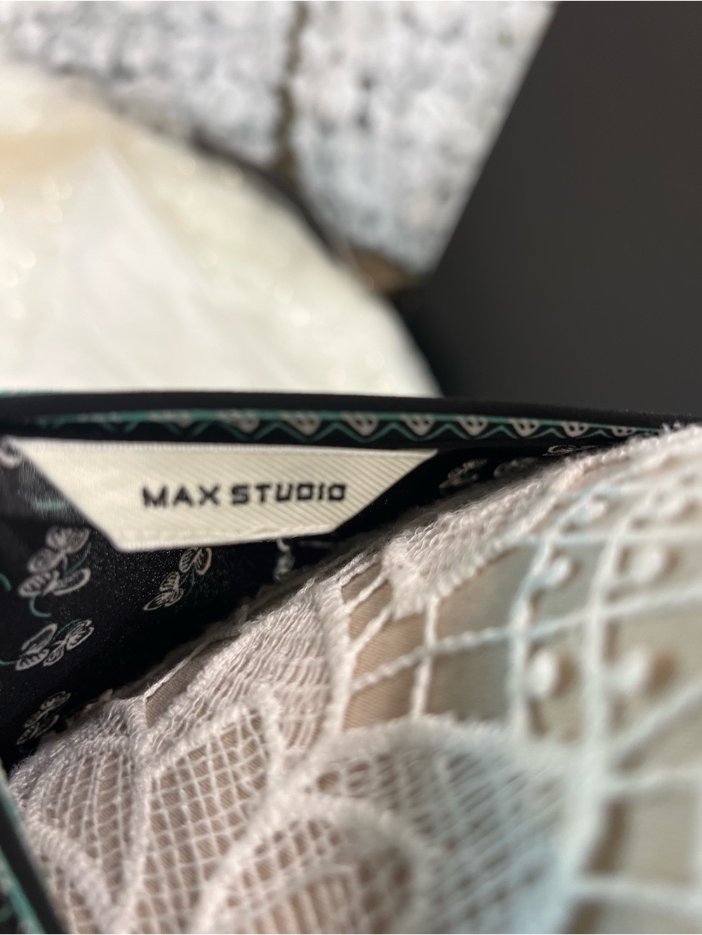 Max Studio Black and White Floral Dress - Picture 2 of 13